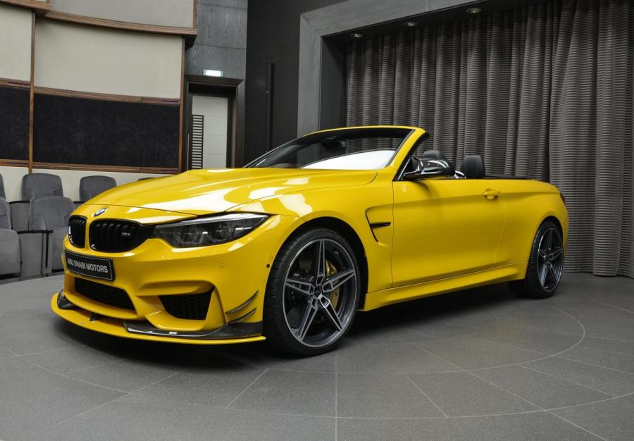 BMW M4 Convertible Speed Yellow by AC Schnitzer and Abu Dhabi Motors '2017